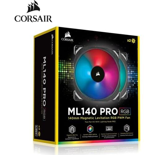 Corsair ML140 PRO 140mm Premium Magnetic Levitation RGB LED PWM Fan