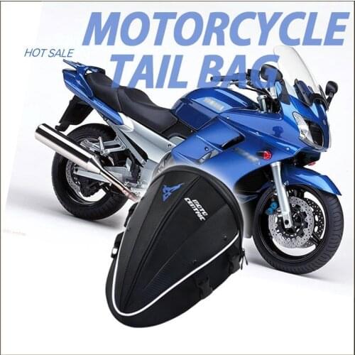 Motobike Waterproof mochila moto Motorcycle Rear Seat saddle tank Bag luggage Tail Back oxford Case shoulder backpack