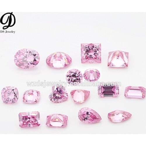Factory Wholesale Price Lovely Pink Moissanite For Jewelry Making