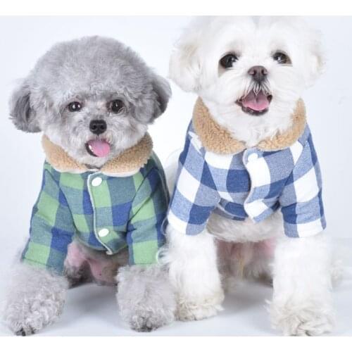 Winter Dog Coat Jacket Thicken Warm Pet Outfit Garment Outerwear Cat Yorkshire Pomeranian Poodle Bichon Schnauzer Dog Costumes