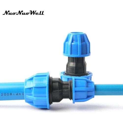 1pc NuoNuoWell PE 32mm to 20mm 25mm Pipe Reducing Straight Quick Connector For Water Pipe Repair PPR PVC Tube Adapter Hose Joint