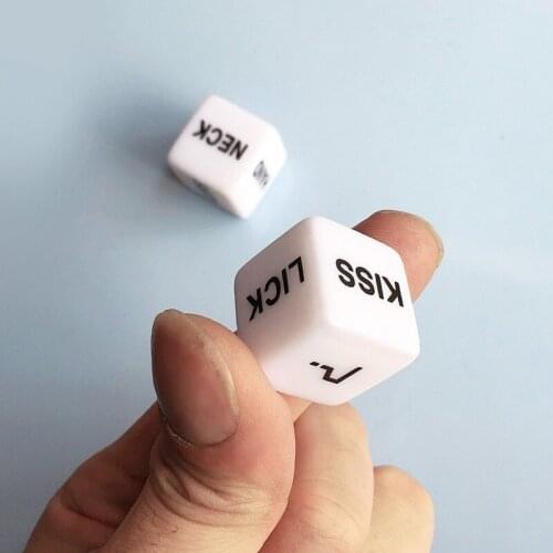 1PC Russian Dice Russian Sex Dice Sex Toys for Couples Acrylic Erotic Toys Adult Sex Toys for Women Men Desktop Table Board Game