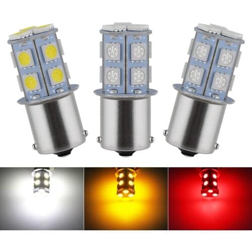 1156 BA15S 1157 BAY15D P21W BA15D 13Led License Plate Car Led Turn Parking Signal Lights Brake Tail Lamps Auto Rear Reverse Bulb