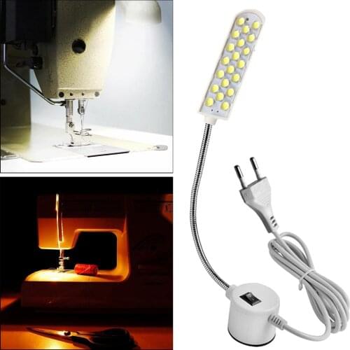 220V Industrial Sew Clothes Machine Super Bright 20-LED Strip Light Multifunctional Workbench Lathes Drill Presses Flexible
