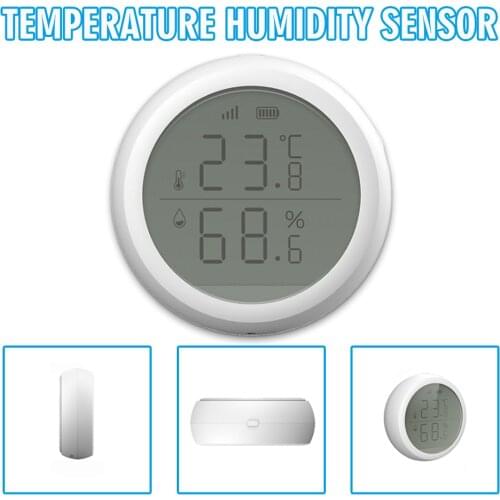 LCD Display Wireless Temperature Monitoring for Alexa Google Smart Humidity Sensor Indoor Room Thermometer Measuring Tool