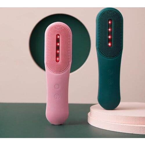 Electric Facial Cleansing Massage Brush Photon Silicone Facial Cleansing Instrument Deep Cleansing Remove Blackhead Acne