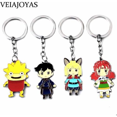 Game Charms Jewelry Ni No Kuni Revenant Kingdom Keychains Anime Cartoon Character Alloy Key Chain Car Keyring for Best Friends