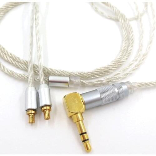 Headphone Cable A2DC Audio Cable for Audio-Technica LS200 CKR90 100 LS50 LS70 Replacement Cable Silver-plated Copper Wire Cords