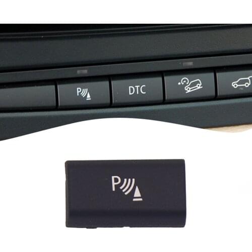 Car Parking Radar Sensor Switch Button Trim Cover for BMW X5 E70 2006-2013 X6 E71 2008-2014 Auto Accessories 2019