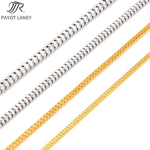 Fashion Steel/Gold Tone Women Box Necklace Chain Stainless Steel Necklace For High Quality Jewelry Gift