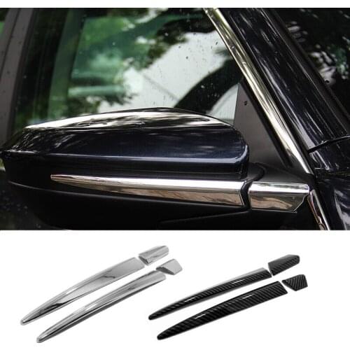 For Honda Civic 10th 2016 17 18 ABS Plastic Chrome Car Rearview mirror decoration strip Cover Protector Accessories car styling