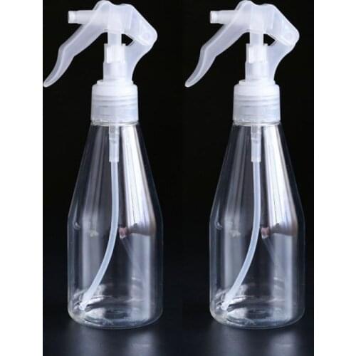 200ML Portable Sprayer Bottle Transparent Plastic Spray Cleaning Water Trigger Micro Landscape Flower Garden Watering Spray Tool