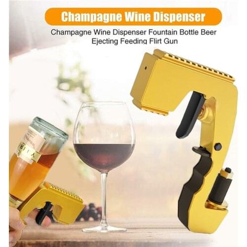 Wine Bottle Stopper Champagne Gun Wine Dispenser Bottle Beer Spray Bottle Wine Stopper Ejector Feeding Drinking Game Bar Tools