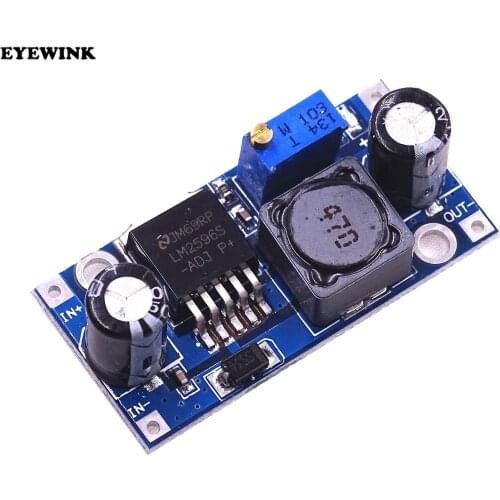 10pcs LM2596S LM2596 ADJ DC-DC Step-down module 5V/12V/24V adjustable Voltage regulator 3A(green)