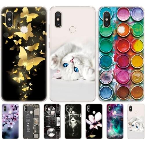 Silicon case For Xiaomi mi 8 6.21'' Case soft TPU For Xiaomi mi 8 SE 5.88" Back phone Cover For Xiaomi mi8 pro coque bumper