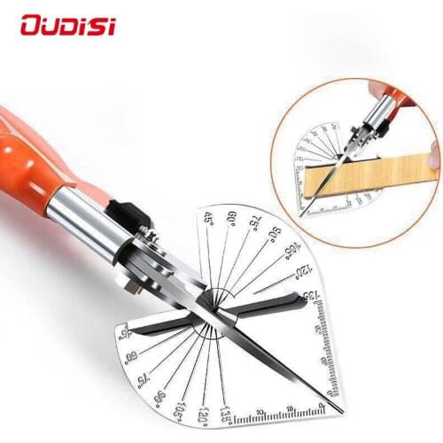 OUDISI Angle Shear 45-135 Degree Miter Scissor Siding Wire PVC/PE Plastic Pipe Hose Duct Trunk Cutter Housework Plumbing Tool