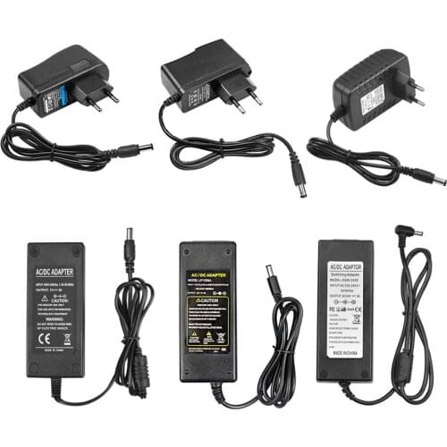 Universal EU US Plug Switching Adapter AC 220V-240V To 5 V 12 V 24V Volt Power Supply DC 5V 12V 24V 1A 2A 3A 5A Power Adapter