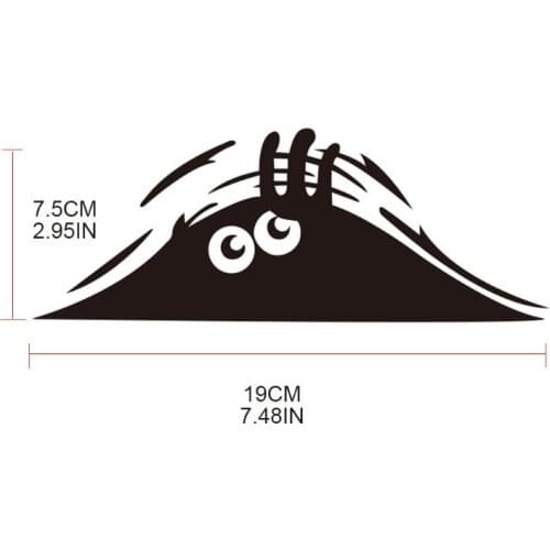 50LC Waterproof Monsters Sticker Colored Exterior Decorations for Cover Automobile Motorcyble Scratches