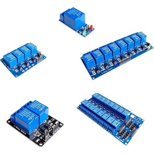 1 channel/2 channel/4 channel/8 channel relay module 5V/12V low level trigger relay life hacking devices