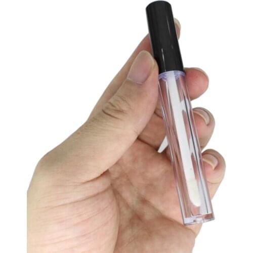 New 10pcs 3ml Lip Cute Bottle Empty Cosmetic Container Tube Travel Gloss Pretty Empty Clear Lip Containers Makeup Organizer