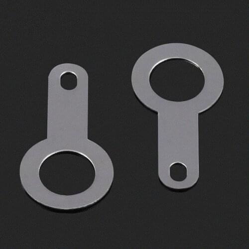 100PCS Solder Lug Plate Ring Terminal Connector Crimp M2.2/2.7/3.2/4.2/5.2/6.2