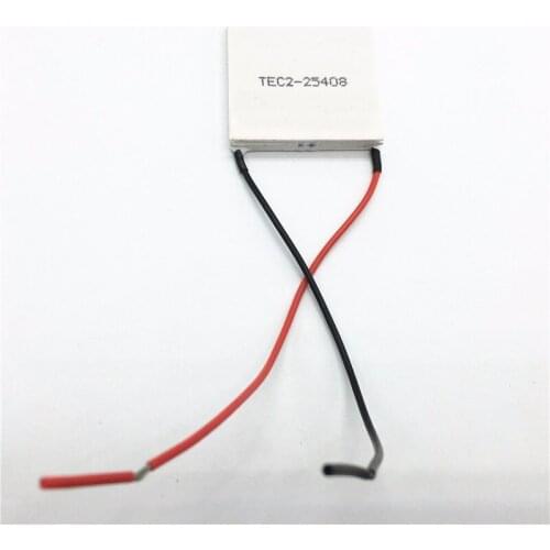 2PCS Double-layer Semiconductor Refrigeration Sheet TEC2-25408 40 * 40MM 12V8A Temperature Difference 80 Degrees