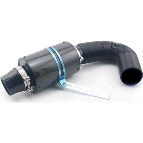 8pcs/Set Universal 3" Car Cold Air Filter Intake Induction Pipe Hose Kit W/O Fan Accessories