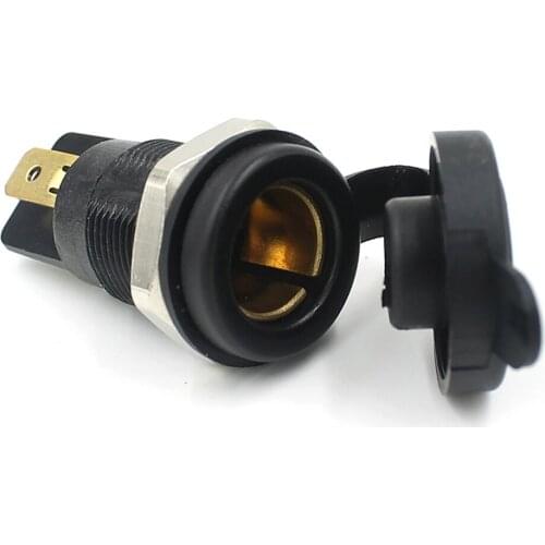 CS-049A1 300W Car Cigarette Lighter Socket EU Power Outlet Receptacle Adapter for 12V 24V Car Marine Boat