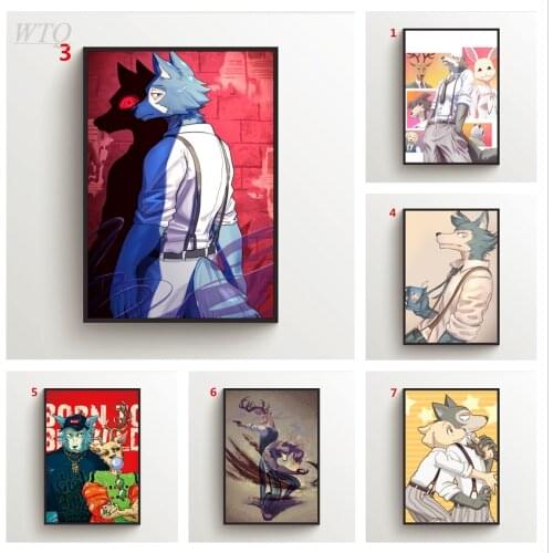 Beastars Legoshi Regoshi Louis Haru Anime Posters Canvas Painting Room Decor Wall Decor Wall Posters Wall Art Picture Home Decor