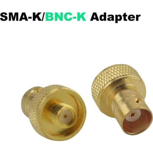 SMA-K (SMA Female)/BNC-K (BNC Female) jack Golden RF Adapter