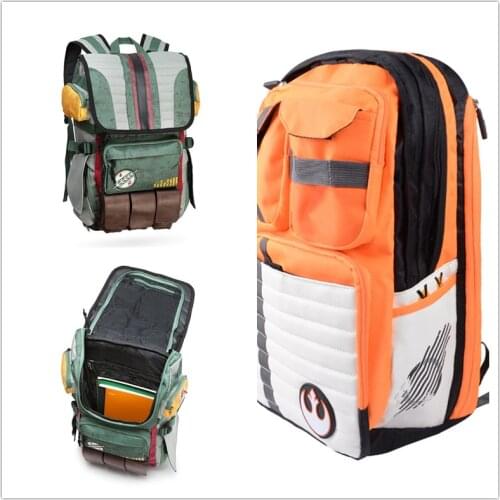 Games Movies Anime Star Functional and versatile Backpacks Boba Fett Laptop Men Backpack Vintage Travel Bags Male Bags Prop