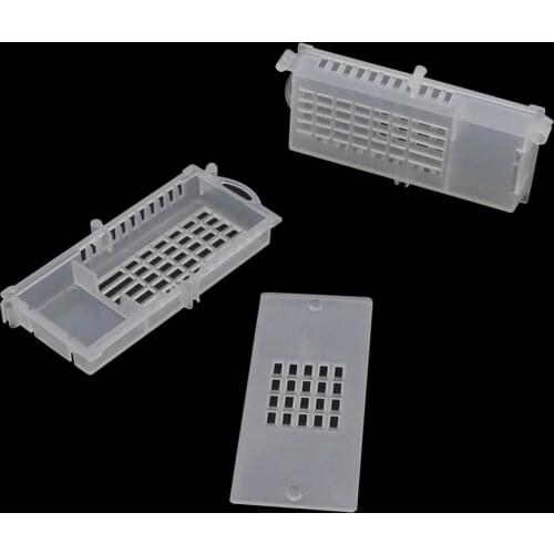 Bee Tools Bee transport cages Beekeeping Equipment Queen house Beehive White transparent Queen Bee Cage 100 Pcs