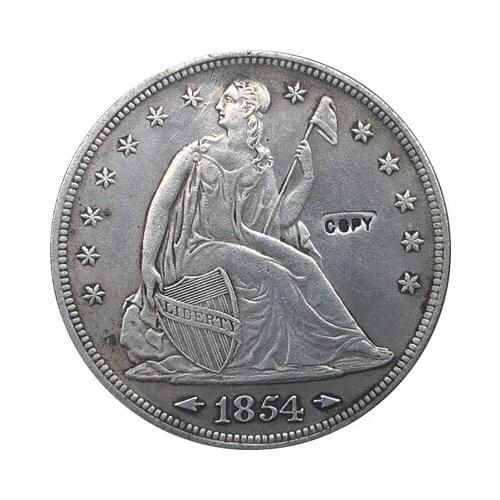 1854 Seated Liberty Dollar COINS COPY