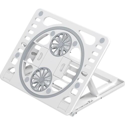 Laptop Radiator Bracket USB Charging Foldable Portable Stand Non-slip Cooling Pad Suitable for Most Notebook