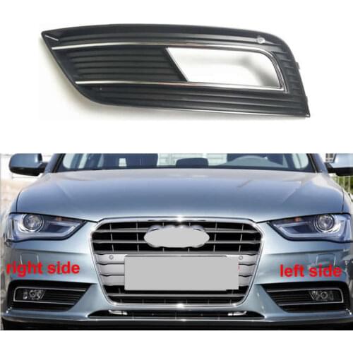 For Audi A4L 2013 2014 2015 2016 Fog Lamp Frame Fog Lamp Cover Front Bar Grille Middle Net
