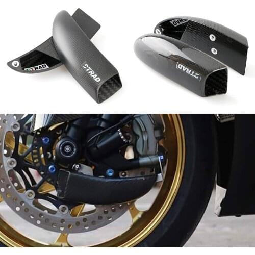 Carbon Fiber Front Brake Disc Air Cooling Ducts System For Ducati 848 1198 2009-2010 848 EVO CORSE 2012 2013 1098 2007 2008