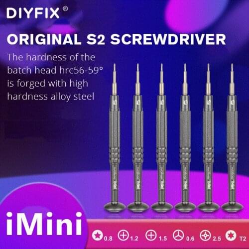 Mechanic Precision Screwdriver S2 Steel PH1.2 1.5 Y0.6 T2 For iPhone Smausng Huawei Oppo Mobile Phone Tablet Disassembly Tool