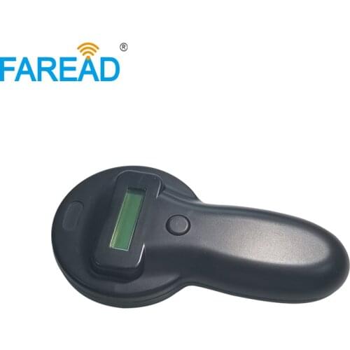 LF 125/134.2KHz FDX-A/FDX-B/HDX optional Animal glass chip ear tag microchip reader for pet,dog,cat,cow,goat,fish,turtle ID scan