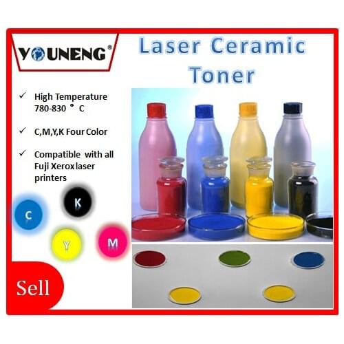 Compatible laser ceramic toner for xerox 6510 6500 215 color copier,ceramic toner powder CMYK 50g/color 200g