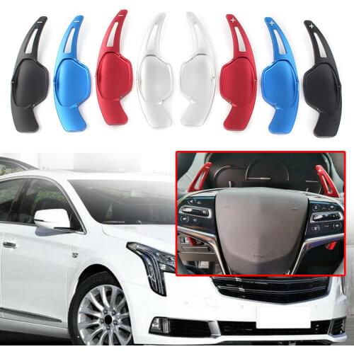 For Cadillac XTS 2013 2014 2015 2016 2017 2018 Car Steering Wheel Gear Shift Paddle Extension Shifter CNC Aluminum