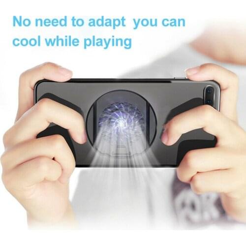 Universal Cell Phone Mute Fan Holder Heat Sink Radiatorfor Gaming Phone iPhone iPad Android Phones Cooler Adjustable Portable
