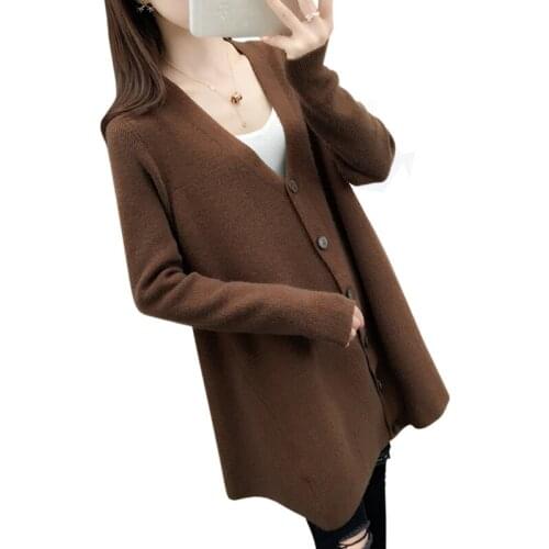 Женские теплые кардиганы VOFALXGH China At AliExpress