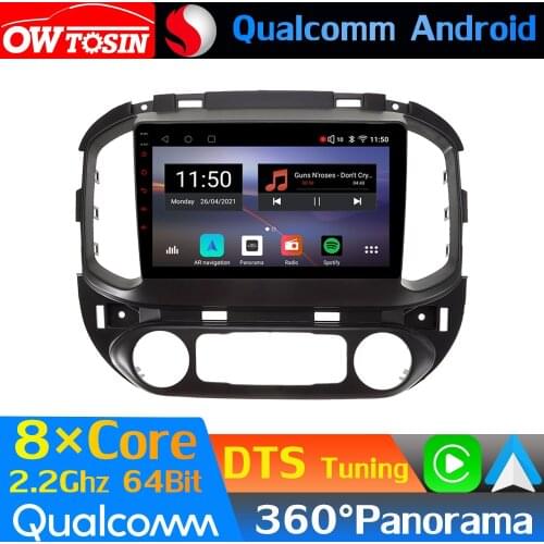 Qualcomm 8Core Android Car Media For Chevrolet Colorado Trailblazer GMC Canyon 2015-2020 GPS 360 Camera Radio CarPlay HDMI DTS