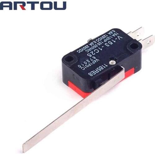 10PCS V-153-1C25 Long Lever Micro Switch Snap Action