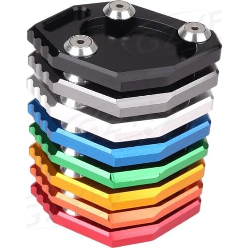 CNC Foot Side Stand Plate Kickstand Enlarge Pad For Kawasaki Ninja 300R 250 Z250 ZX250 EX300 2013 2014 2015 Etc More Models