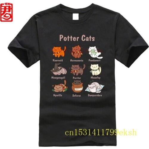 Brand men shirt Get Potter Cats T-shirt