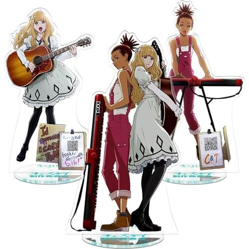 CAROLE & TUESDAY Action Figure Cosplay Anime Toys Gus Carole Watanabe Shin`ichirou Acrylic Stand Model Dolls Gifts 20CM