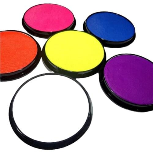 20g Body Painting Color Fluorescence Rainbow Cake Protection Party Teaching Special Holiday Sporting Goods