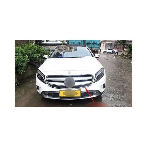 Chrome Front Grille Grill Frame Trim for Benz GLA Class 180 200 250 2015-2013