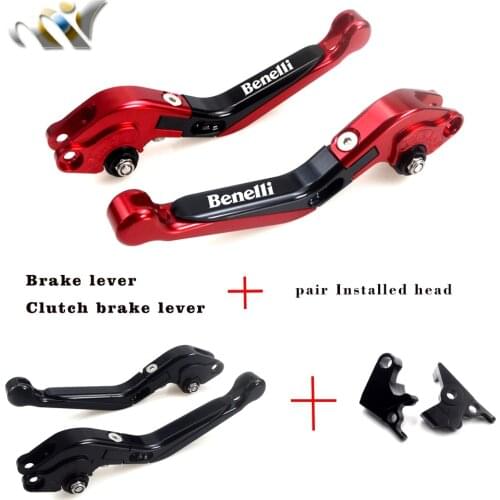 Motorcycle Folding Extendable CNC Moto Adjustable Clutch Brake Levers For BENELLI TNT 125 135 TNT125 TNT135 2016-2017